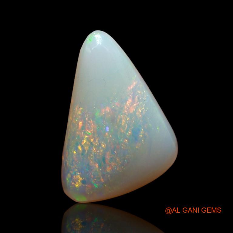 3.05 Cts Natural Australian Fire Opal Fancy Cabochon Loose Gemstone For Jewelry 14x9x4 mm A-846