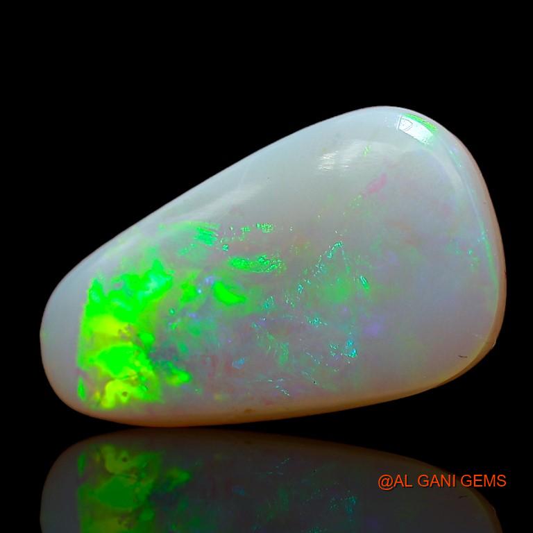 3.35 Cts Natural Australian Fire Opal Loose Gemstone Fancy Cabochon 15x9x3 mm A-847