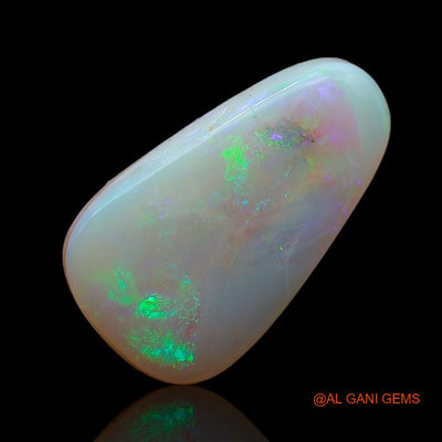 3.35 Cts Natural Australian Fire Opal Loose Gemstone Fancy Cabochon 15x9x3 mm A-847