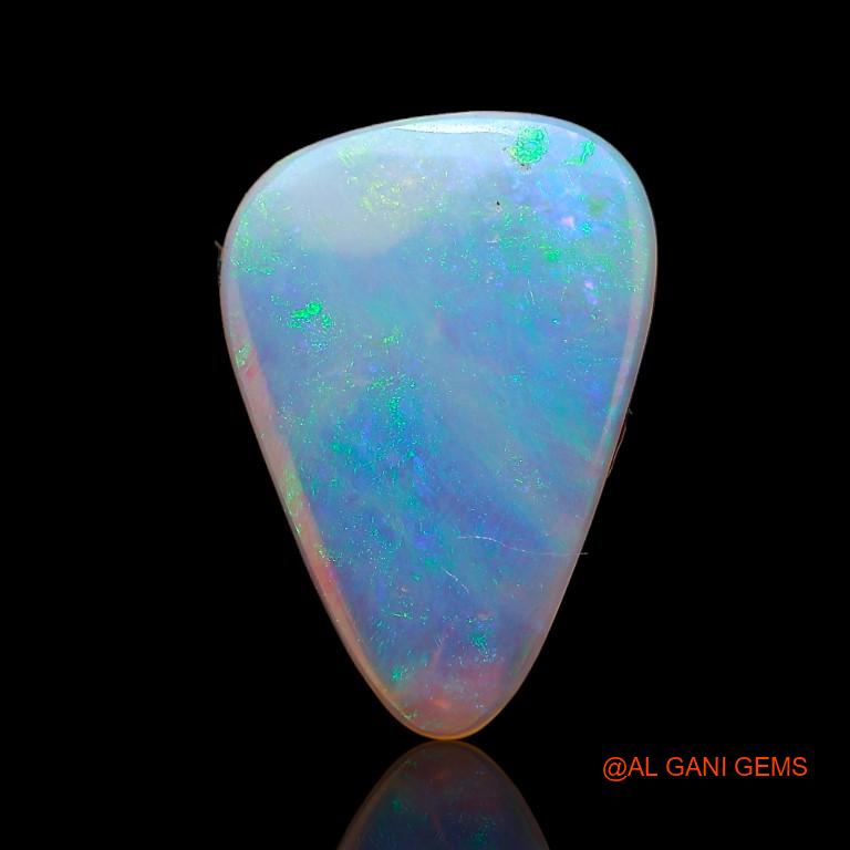 2.70 Cts Natural Australian Fire Opal Loose Gemstone Pear Cabochon 14x10x2 mm A-851