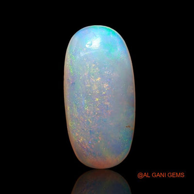 2.20 Cts Unheated Australian Fire Opal Loose Gemstone Oval Cabochon Natural 15x7x3 mm A-852