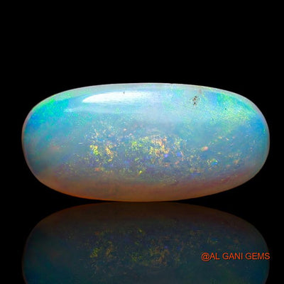 2.20 Cts Unheated Australian Fire Opal Loose Gemstone Oval Cabochon Natural 15x7x3 mm A-852