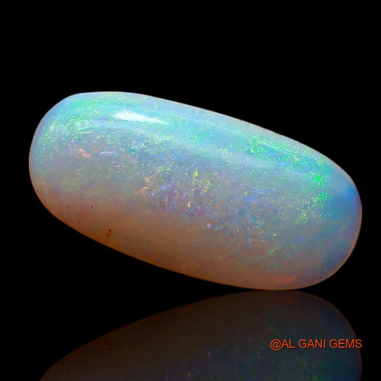 2.20 Cts Unheated Australian Fire Opal Loose Gemstone Oval Cabochon Natural 15x7x3 mm A-852