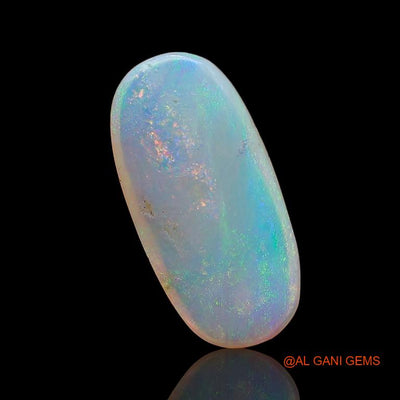 2.20 Cts Unheated Australian Fire Opal Loose Gemstone Oval Cabochon Natural 15x7x3 mm A-852