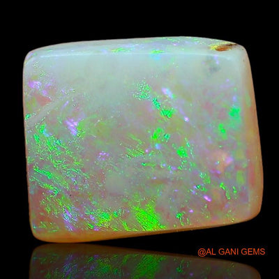 Natural Untreated Fire Opal Loose Gemstone Square Cabochon From Australia 3.00 Cts 10x8x4 mm A-853