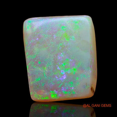 Natural Untreated Fire Opal Loose Gemstone Square Cabochon From Australia 3.00 Cts 10x8x4 mm A-853