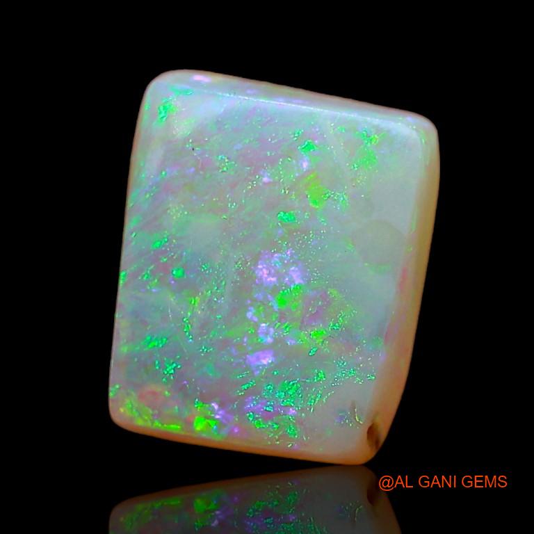 Natural Untreated Fire Opal Loose Gemstone Square Cabochon From Australia 3.00 Cts 10x8x4 mm A-853