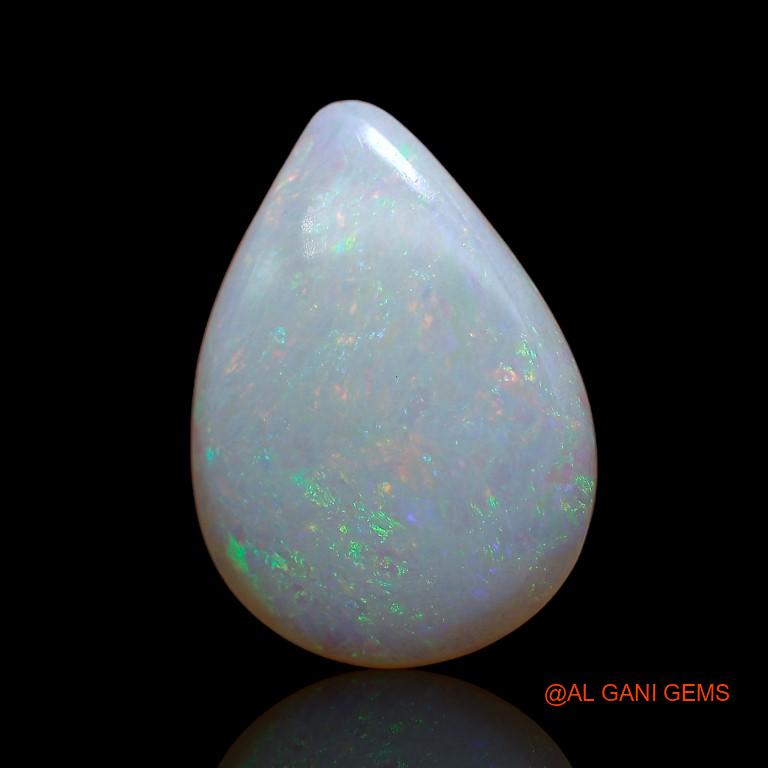 2.40 Cts Natural Australian Fire Opal Fancy Cabochon Loose Gemstone For Jewelry 14x10x2 mm A-855