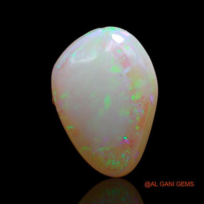 2.45 Cts Unheated Australian Fire Opal Loose Gemstone Fancy Cabochon Natural 13x10x3 mm A-856