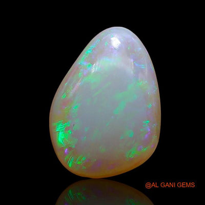 2.45 Cts Unheated Australian Fire Opal Loose Gemstone Fancy Cabochon Natural 13x10x3 mm A-856