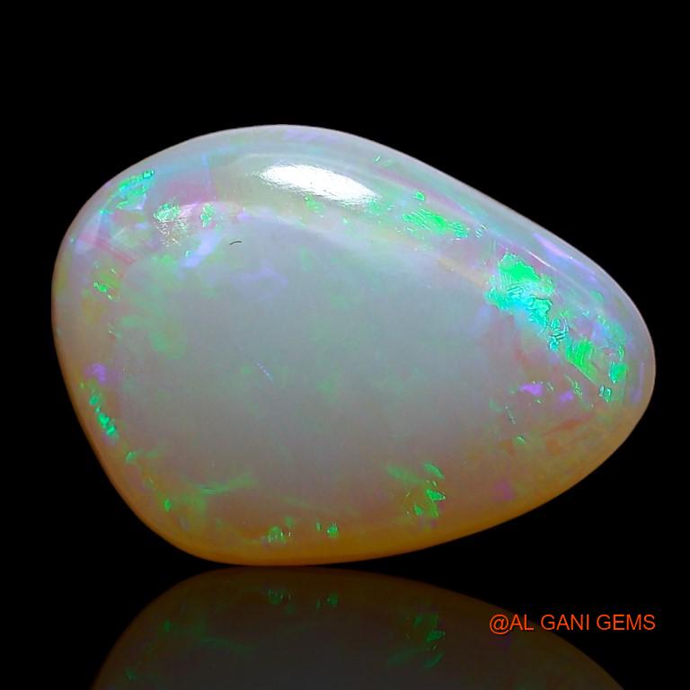 2.45 Cts Unheated Australian Fire Opal Loose Gemstone Fancy Cabochon Natural 13x10x3 mm A-856