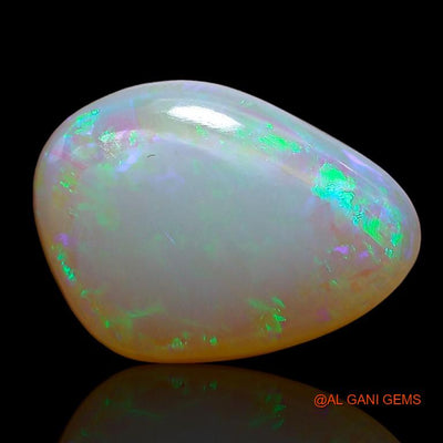 2.45 Cts Unheated Australian Fire Opal Loose Gemstone Fancy Cabochon Natural 13x10x3 mm A-856