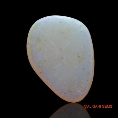 2.45 Cts Unheated Australian Fire Opal Loose Gemstone Fancy Cabochon Natural 13x10x3 mm A-856