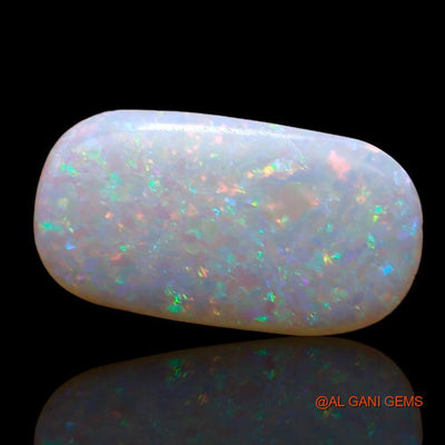 1.65 Cts Natural Australian Fire Opal Loose Gemstone Oval Cabochon 14x7x2 mm A-859