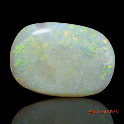 13.65 Cts Natural Australian Fire Opal Loose Gemstone Oval Cabochon 25x17x4 mm A-85