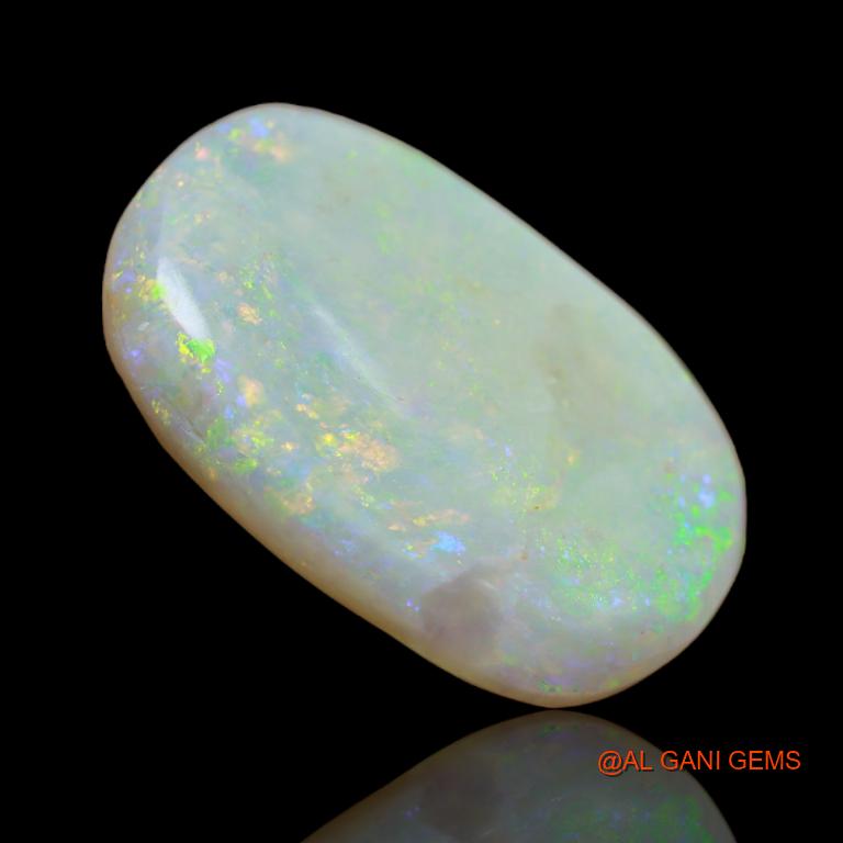 13.65 Cts Natural Australian Fire Opal Loose Gemstone Oval Cabochon 25x17x4 mm A-85