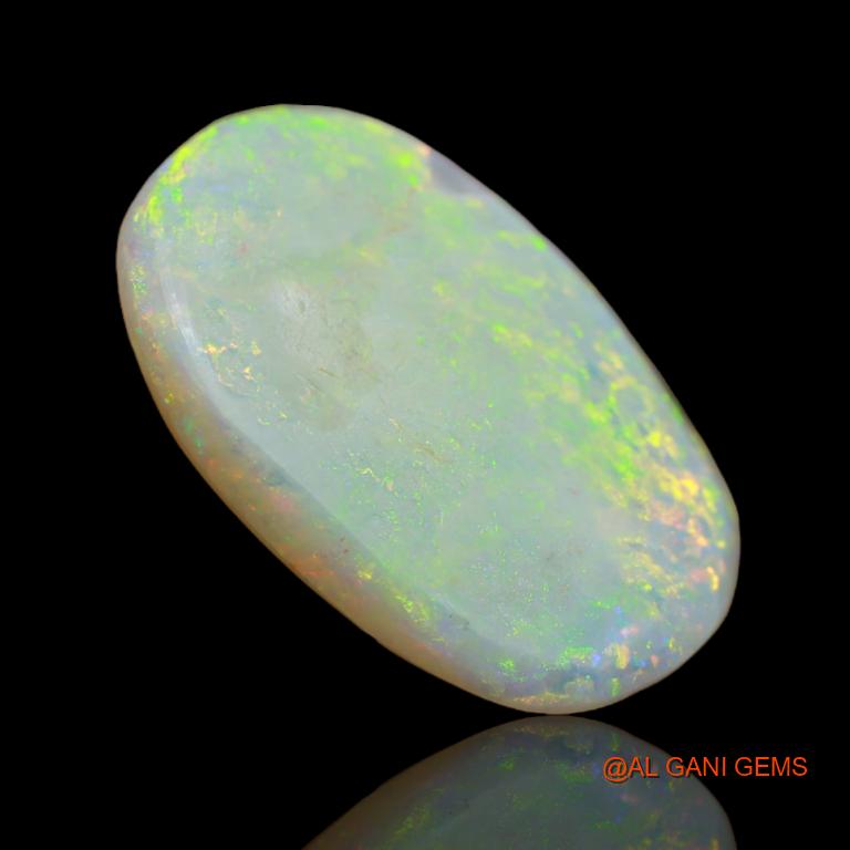13.65 Cts Natural Australian Fire Opal Loose Gemstone Oval Cabochon 25x17x4 mm A-85