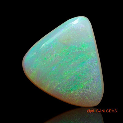 Natural Untreated Fire Opal Loose Gemstone Trillion Cabochon From Australia 2.30 Cts 10x9x3 mm A-860
