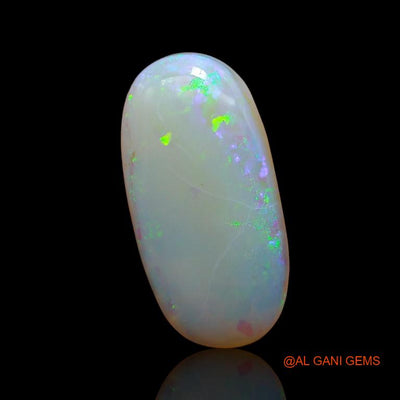 4.35 Cts Natural Australian Fire Opal Loose Gemstone Oval Cabochon 19x9x3 mm A-861