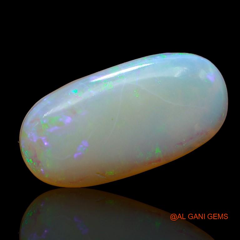 4.35 Cts Natural Australian Fire Opal Loose Gemstone Oval Cabochon 19x9x3 mm A-861
