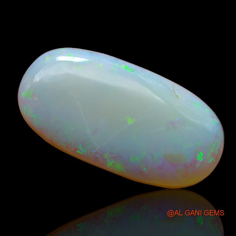 4.35 Cts Natural Australian Fire Opal Loose Gemstone Oval Cabochon 19x9x3 mm A-861