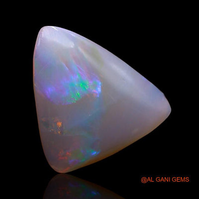 2.50 Cts Natural Australian Fire Opal Loose Gemstone Trillion Cabochon 14x12x2 mm A-862