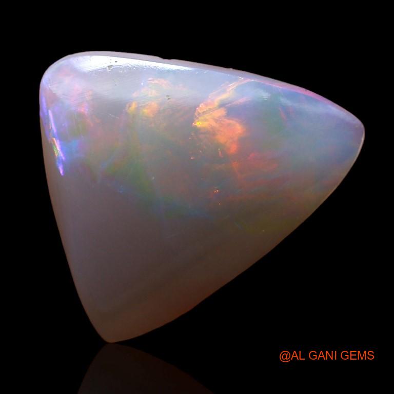 2.50 Cts Natural Australian Fire Opal Loose Gemstone Trillion Cabochon 14x12x2 mm A-862