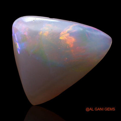 2.50 Cts Natural Australian Fire Opal Loose Gemstone Trillion Cabochon 14x12x2 mm A-862
