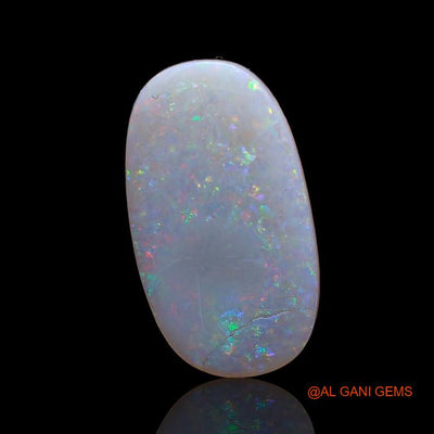 Natural Untreated Fire Opal Loose Gemstone Oval Cabochon From Australia 4.75 Cts 18x10x3 mm A-863