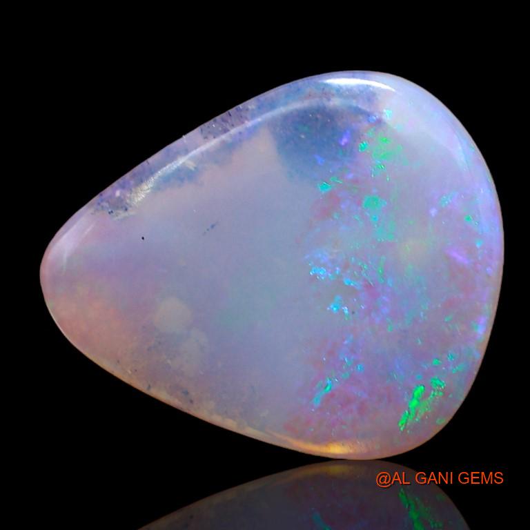 2.50 Cts Natural Australian Fire Opal Loose Gemstone Pear Cabochon 14x12x2 mm A-864