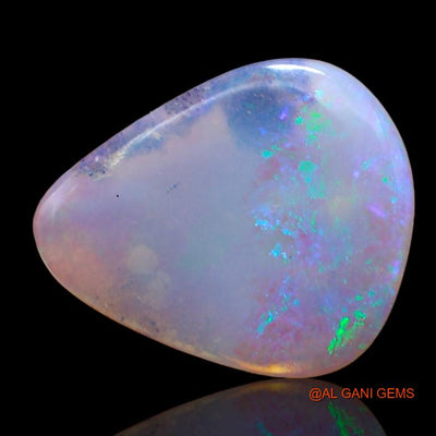 2.50 Cts Natural Australian Fire Opal Loose Gemstone Pear Cabochon 14x12x2 mm A-864