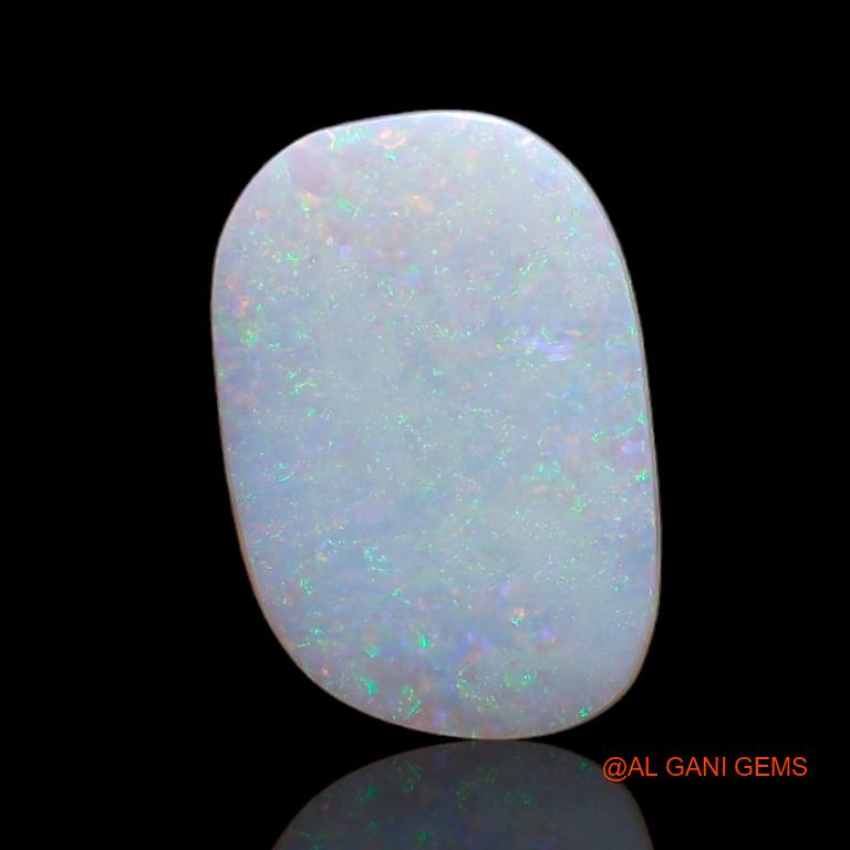 2.55 Cts Natural Australian Fire Opal Loose Gemstone Oval Cabochon 15x10x2 mm A-866