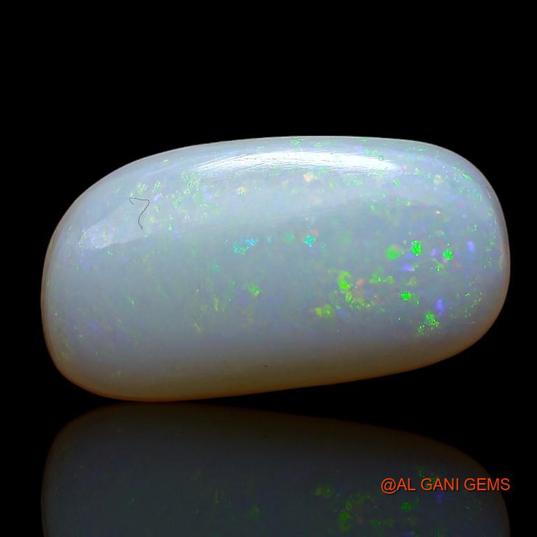 4.10 Cts Unheated Australian Fire Opal Loose Gemstone Oval Cabochon Natural 15x8x4 mm A-869