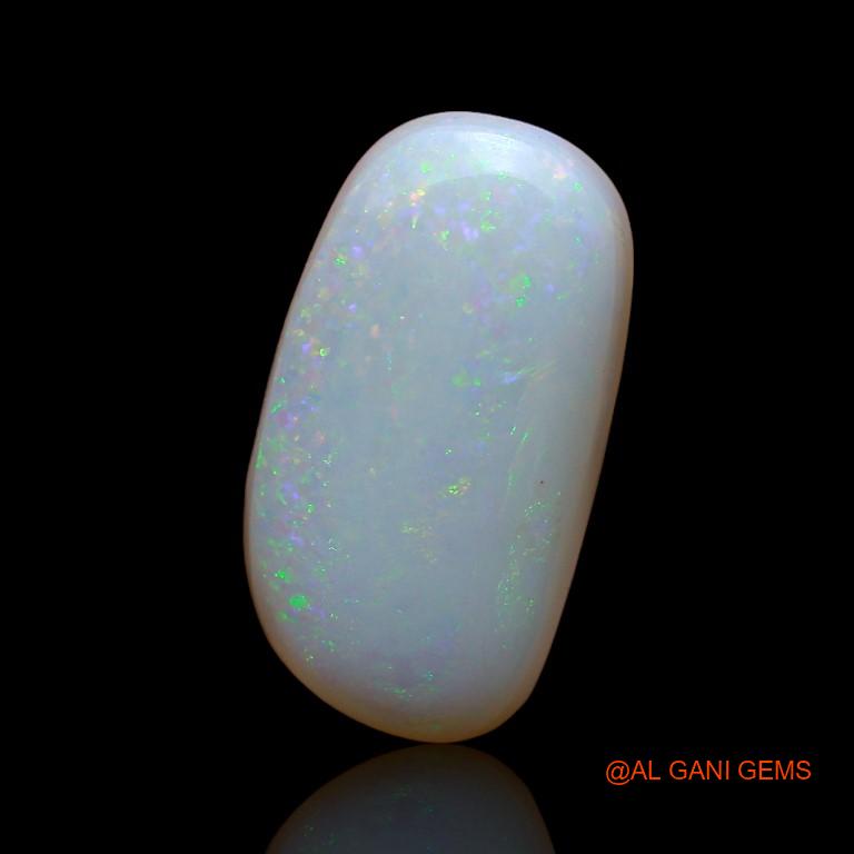 4.10 Cts Unheated Australian Fire Opal Loose Gemstone Oval Cabochon Natural 15x8x4 mm A-869