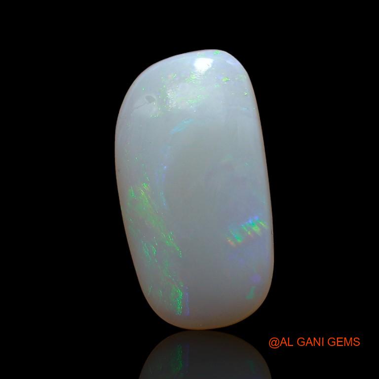 4.10 Cts Unheated Australian Fire Opal Loose Gemstone Oval Cabochon Natural 15x8x4 mm A-869