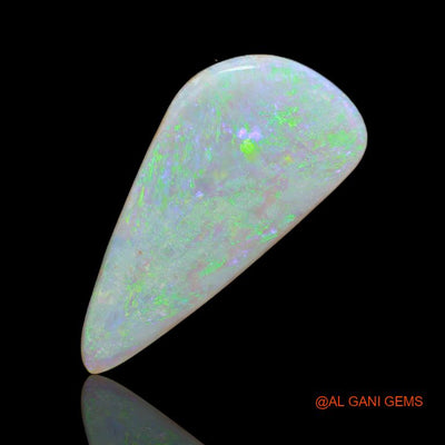 Natural Untreated Fire Opal Loose Gemstone Fancy Cabochon From Australia 7.95 Cts 29x14x3 mm A-86