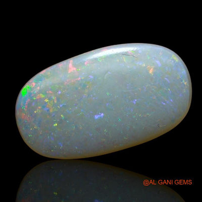 3.10 Cts Natural Australian Fire Opal Loose Gemstone Oval Cabochon 15x8x3 mm A-871
