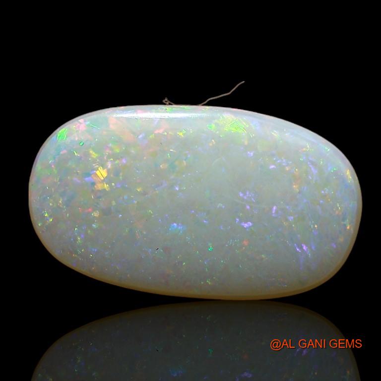 3.10 Cts Natural Australian Fire Opal Loose Gemstone Oval Cabochon 15x8x3 mm A-871