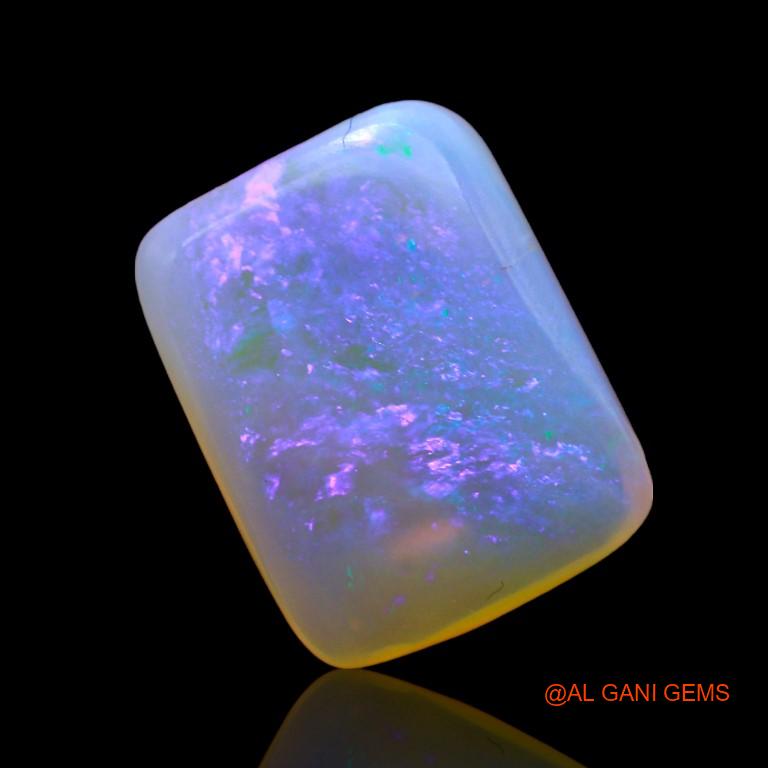 3.90 Cts Natural Australian Fire Opal Square Cabochon Loose Gemstone For Jewelry 11x9x4 mm A-872