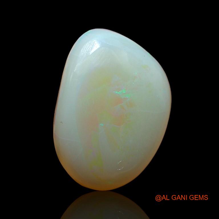 Natural Fire Opal Gemstone 4.45 Cts Loose Fancy Cabochon From Australia 14x10x5 mm A-873