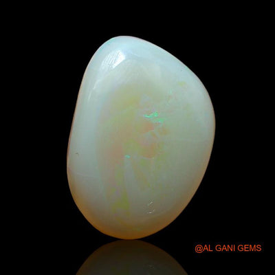 Natural Fire Opal Gemstone 4.45 Cts Loose Fancy Cabochon From Australia 14x10x5 mm A-873