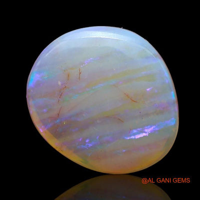 3.20 Cts Natural Australian Fire Opal Fancy Cabochon Loose Gemstone For Jewelry 13x11x2 mm A-874