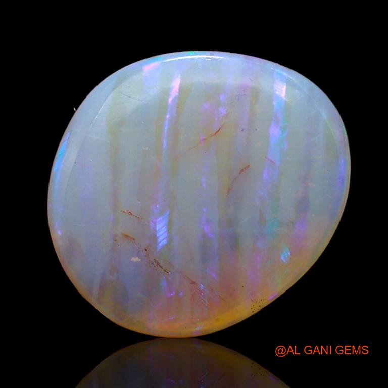3.20 Cts Natural Australian Fire Opal Fancy Cabochon Loose Gemstone For Jewelry 13x11x2 mm A-874