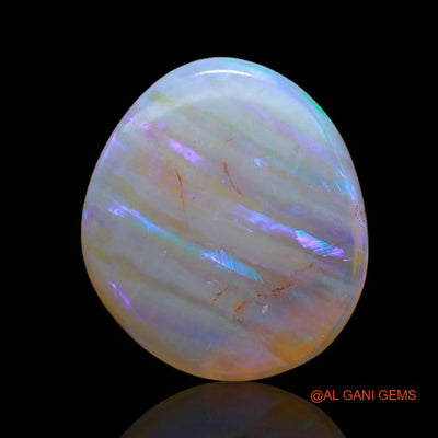 3.20 Cts Natural Australian Fire Opal Fancy Cabochon Loose Gemstone For Jewelry 13x11x2 mm A-874