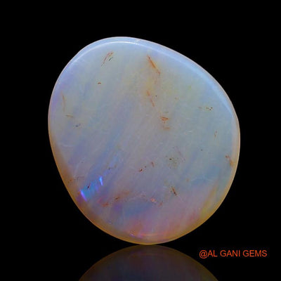 3.20 Cts Natural Australian Fire Opal Fancy Cabochon Loose Gemstone For Jewelry 13x11x2 mm A-874