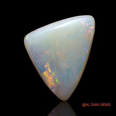 Natural Fire Opal Gemstone 3.75 Cts Loose Trillion Cabochon From Australia 13x10x4 mm A-876