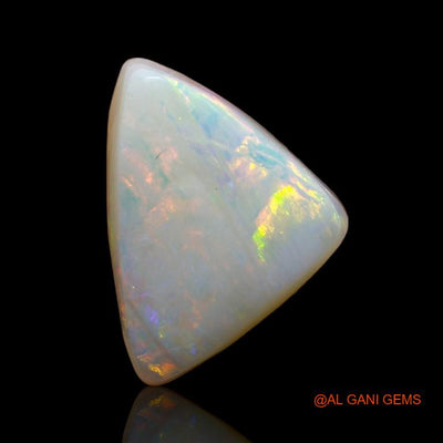 Natural Fire Opal Gemstone 3.75 Cts Loose Trillion Cabochon From Australia 13x10x4 mm A-876