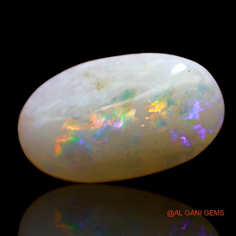 2.50 Cts Natural Australian Fire Opal Loose Gemstone Oval Cabochon 14x8x3 mm A-877