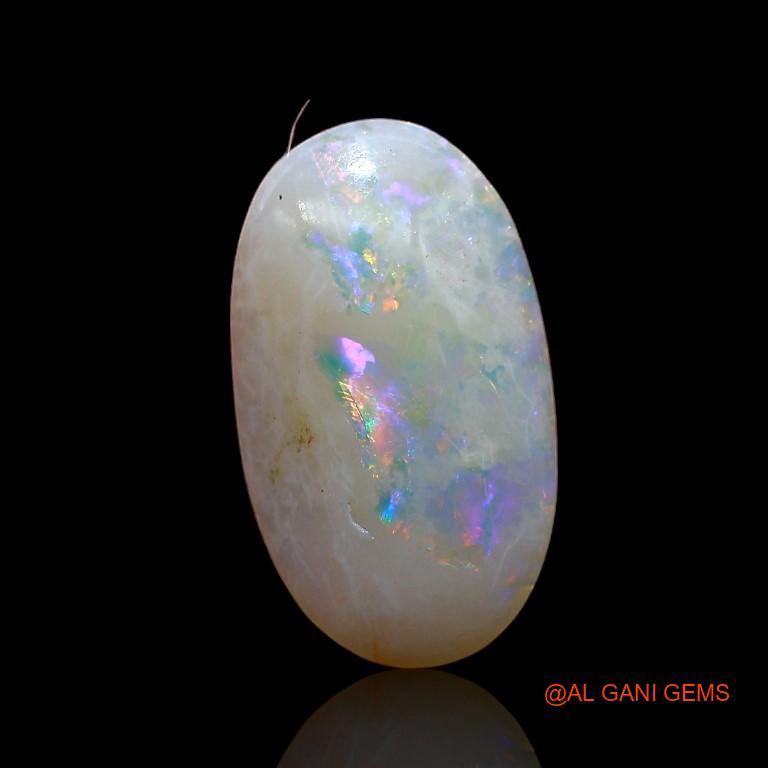 2.50 Cts Natural Australian Fire Opal Loose Gemstone Oval Cabochon 14x8x3 mm A-877