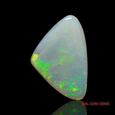 1.80 Cts Natural Australian Fire Opal Loose Gemstone Trillion Cabochon 14x9x2 mm A-878